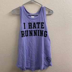 PINK “I Hate Running” Tank Top
